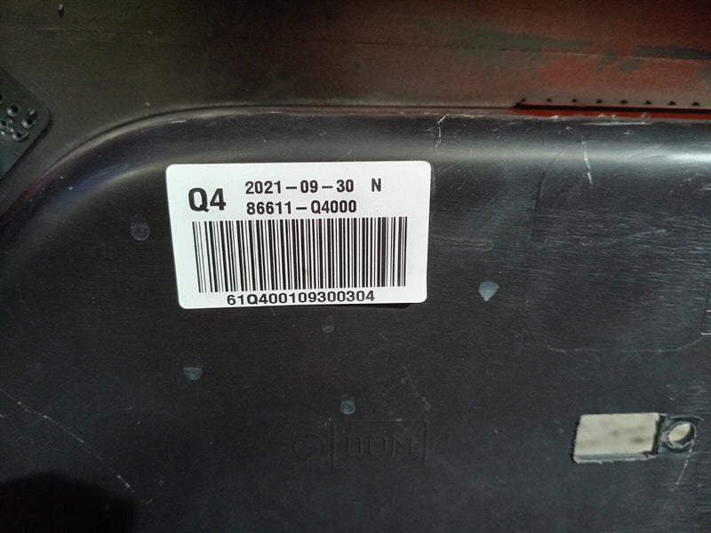 KIA NIRO 2018-2021 REAR BUMPER GENUINE 86611-Q4000