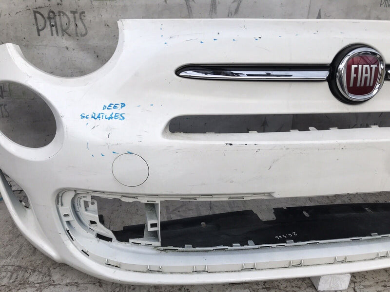 FIAT 500 S SPORT FACELIFT 2016-ON FRONT BUMPER GENUINE & TOP BADGE LOGO