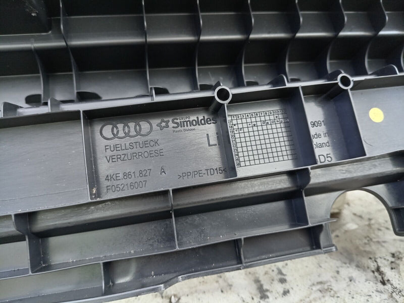 AUDI E-TRON 2018-ON BOOT LEFT N/S LOWER INNER TRIM PANEL 4KE861827A GENUINE