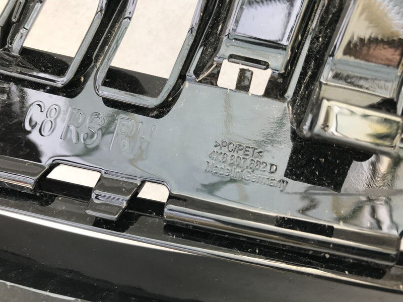 AUDI RS6 C8 2019-ON FRONT BUMPER PAIR GRILL TRIM MOULDING PDC LEFT & RIGHT SIDE