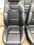 MERCEDES C-CLASS W204 2009-14 FRONT & RIGHT COMPLETE SET OF LEATHER SEATS