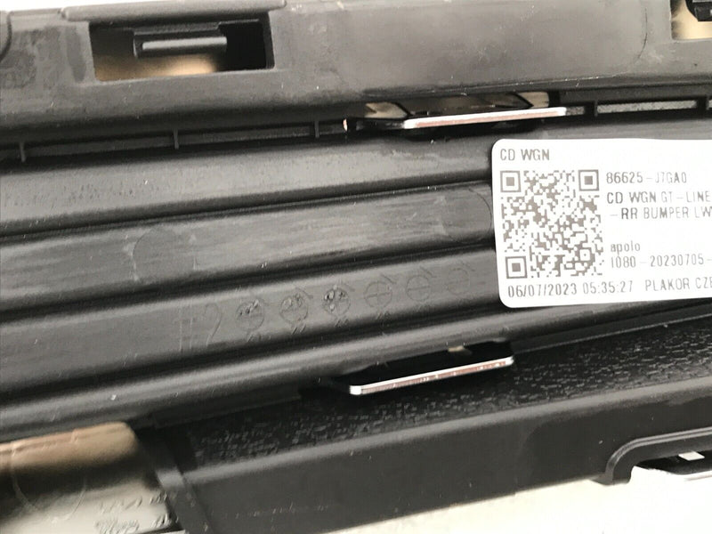 KIA PROCEED 2021 GT-LINE WAGON REAR BUMPER TRIM MOULDING PANEL 86625-J7GA0