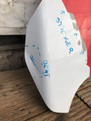 FORD COURIER MK1 2014-22 GENUINE BONNET HOOD PANEL in WHITE /RED ADGHESVE