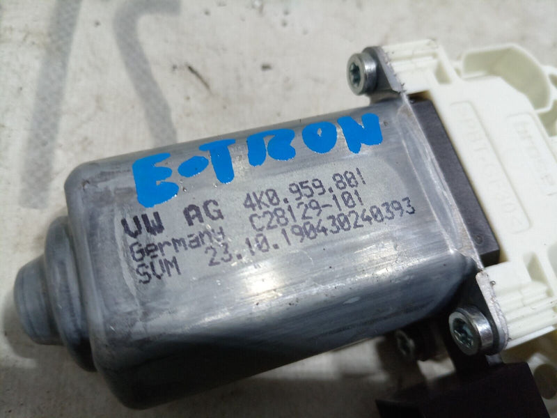 AUDI E-TRON 2018-ON FRONT LEFT N/S WINDOW REGULATOR MOTOR 4K0959801 GENUINE