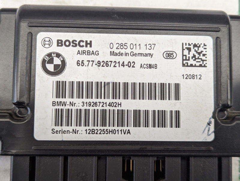 BMW 3 SERIES F30 2011-2019 A IR-BAG CRASH MODULE SENSOR 9267214 GENUINE