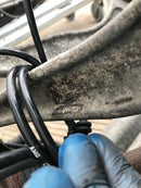 MERCEDES W221 S320 RIGHT SIDE REAR LEG 4 WISHBONE DRIVESHAFT BRAKE WHEEL CALIPER