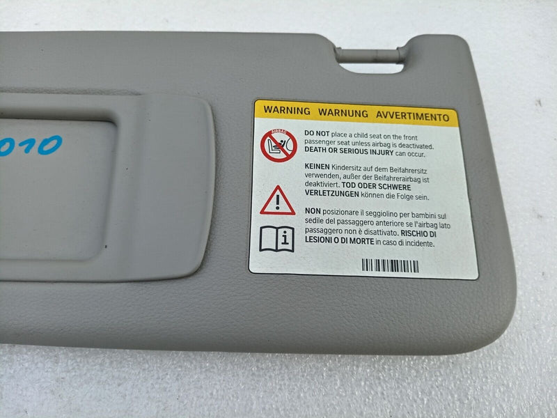 BMW X1 E84 09-15 PASSENGER LEFT SIDE SUN VISOR GENUINE