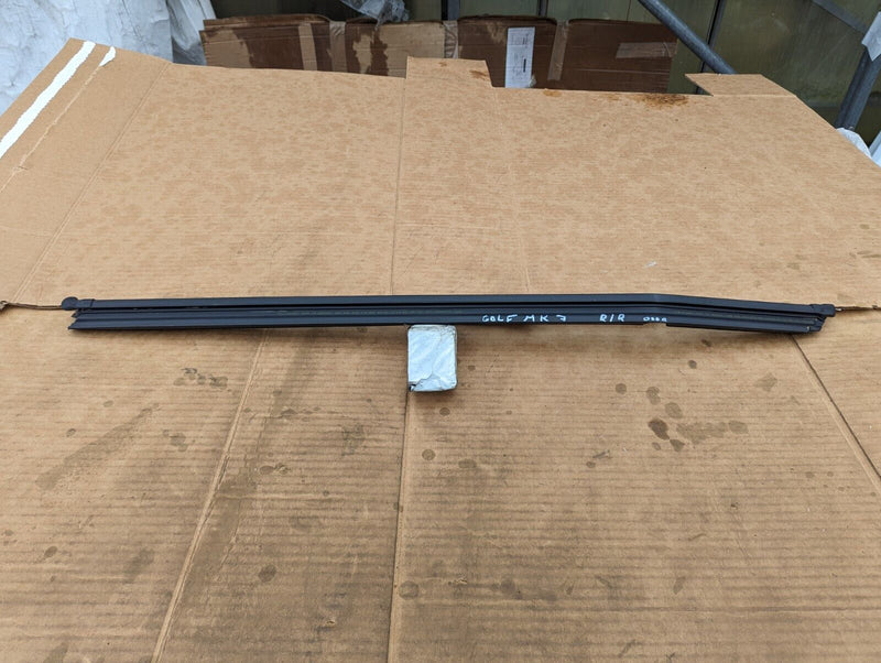 VW GOLF MK7 2012-2020 REAR RIGHT O/S IN DOOR WINDOW MOLDING TRIM 5G6839479
