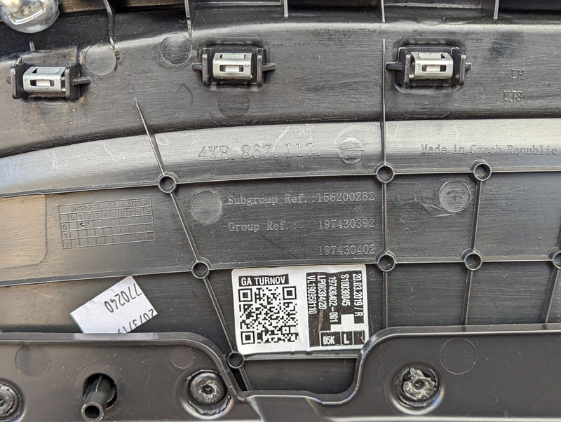 AUDI E-TRON 2018-ON FRONT LEFT N/S CARD DOOR PANEL 4KE867117 GENUINE