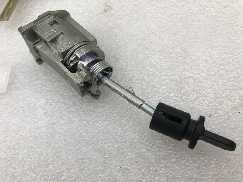 AUDI A6 C7 11-14 FRONT DOOR SET KEYS 2x LOCK INSERT KEYs CHROME COVER 4G0800375C