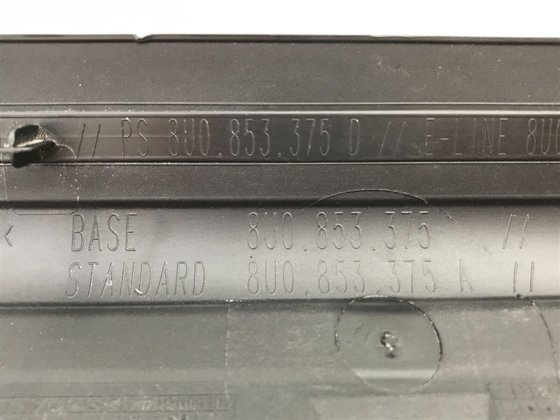 AUDI Q3 8U S-LINE REAR DOOR LEFT SIDE STEP PLATE SILL TRIM COVER 8U0853375B