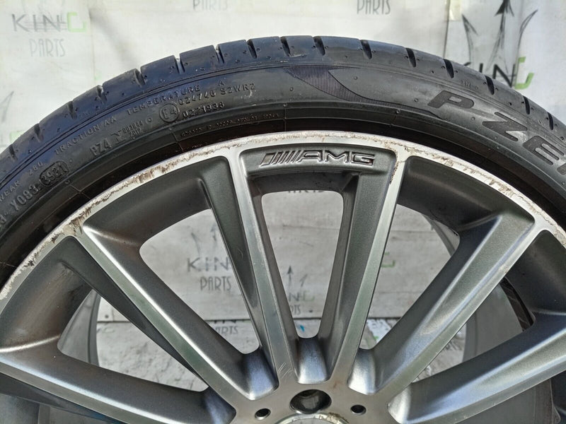 MERCEDES W205 AMG REAR ALLOY WHEEL RIM 19' 8,5Jx19H2 ET52 TYRE 255/35/19