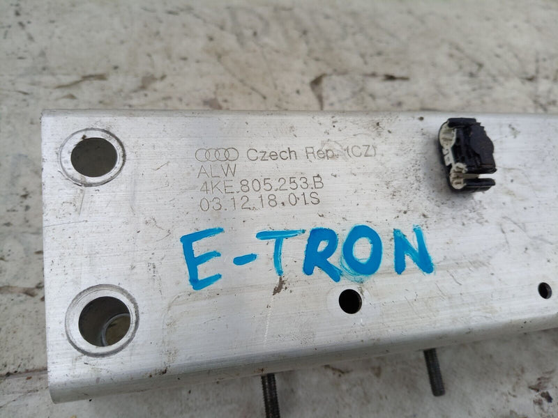 AUDI E-TRON FRONT BUMPER SUPPORT CROSS MEMBER CRASH BAR REINFORCER 4KE805253B