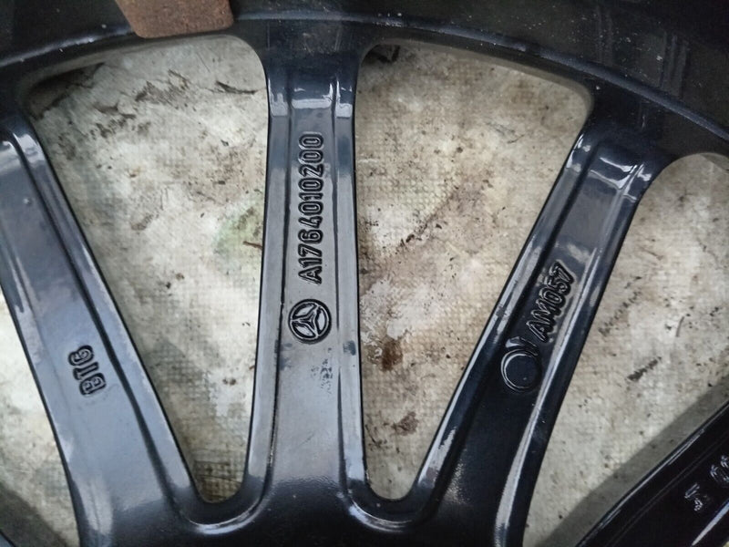 MERCEDES A W176 AMG GENUINE ALLOY WHEEL RIM 18" 7.5J ET52 TYRE 225/40 R18