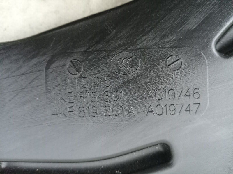 AUDI E-TRON 2018-ON AIR GUIDE CHANNEL VENT TUNNEL 4KE819801 GENUINE