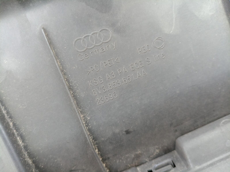 AUDI A3 S-LINE 8V 16-19 FACELIFT FRONT BUMPER RADIATOR GRILLE 8V3853651AA