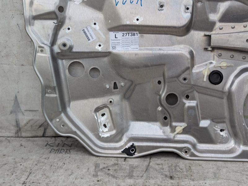 MERCEDES S-CLASS W221 06-13 FRONT LEFT N/S INSIDE DOOR WINDOW PANEL A2218202802