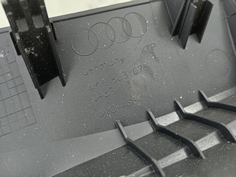 AUDI E-TRON 2018-ON DRIVER O/S DASHBOARD LOWER PANEL TRIM 4KR863075 GENUINE