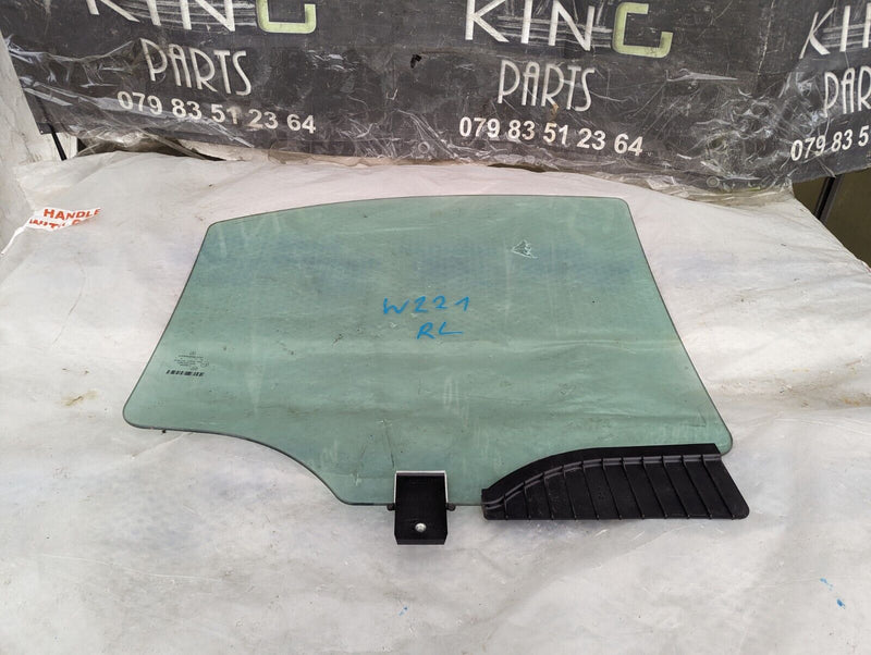 MERCEDES S-CLASS W221 06-13 REAR LEFT N/S WINDOW DOOR GLASS 43R-000263 GENUINE