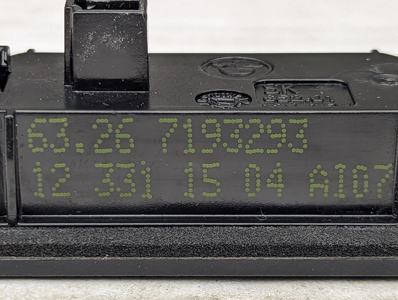 BMW 3 SERIES F30 2011-2019 LICENSED NUMBER PLATE LED LIGHT 7193293 GENUINE