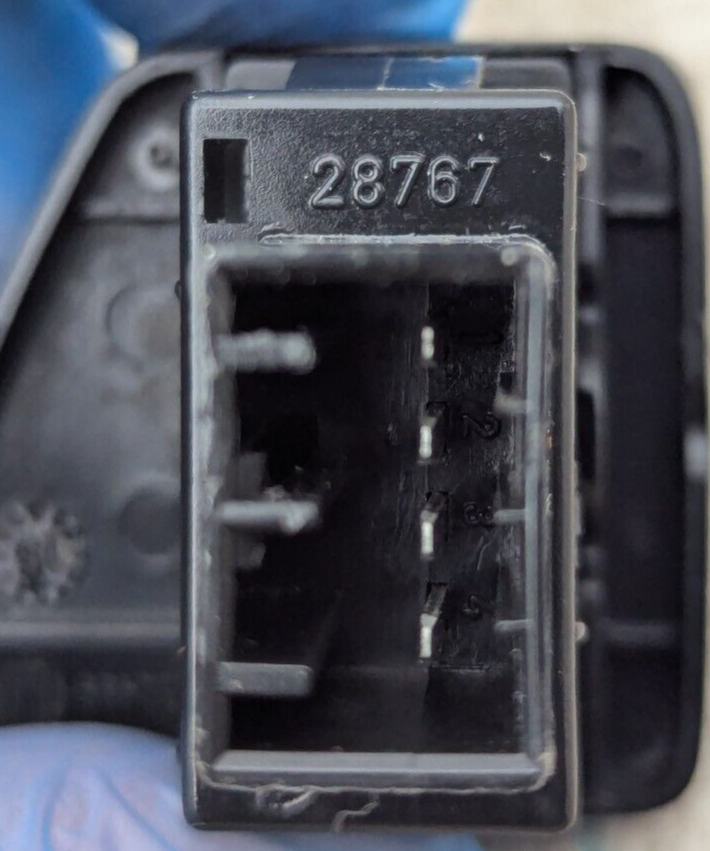 FIAT ABARTH 500 08-15 FRONT PASSENGER SIDE N/S DOOR WINDOW SWITCH BUTTON E30499
