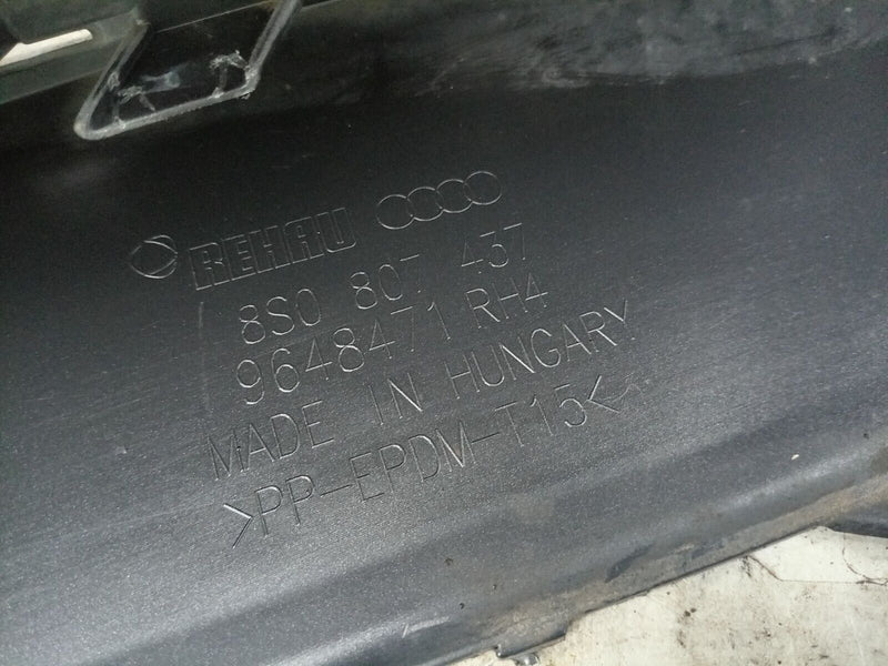 AUDI TTS TT S LINE MK3 8S 2019-ON FRONT BUMPER GENUINE JET WASHER HOLES