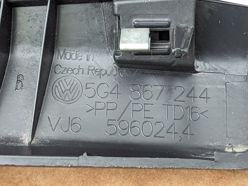 VW GOLF R GTI MK7 2012-2020 DRIVER O/S B PILLAR UPPER TRIM COVER 5G4868312