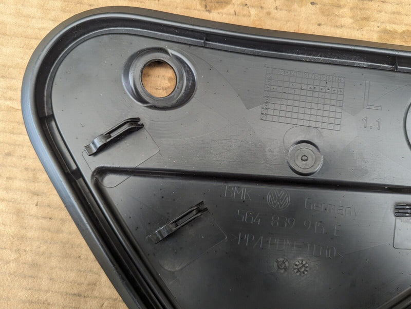 VW GOLF MK7 2012-2020 REAR LEFT N/S DOOR COVER TRIM PLATE 5G4839915 GENUINE