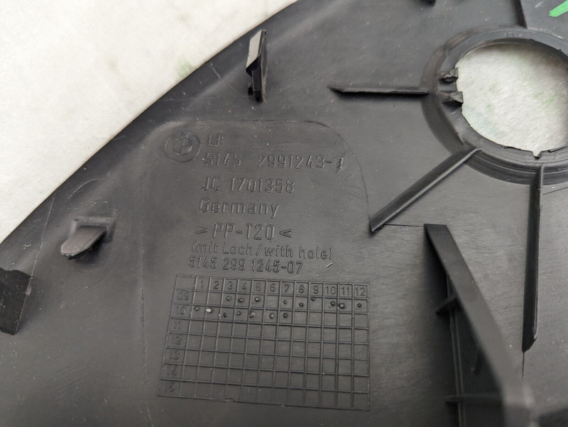 BMW X1 E84 09-15 DASHBOARD TRIM COVER PANEL LEFT N/S BLACK GENUINE 2991243