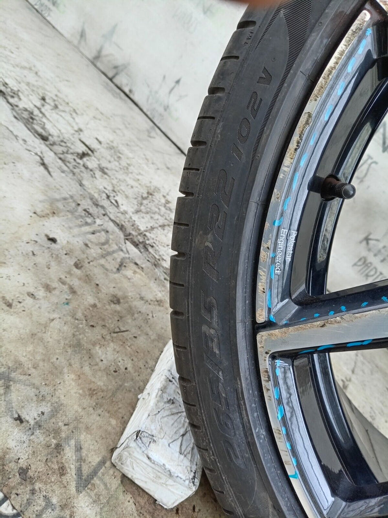 POLESTAR VOLVO 32243746 ALLOY WHEEL RIM 22" 9Jx22H2 ET43 TYRE 265/35/R22