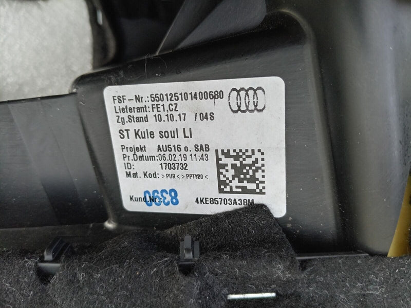 AUDI E-TRON 2018-ON LEFT PASSENGER SIDE N/S INTERIOR ARM REST 4KE85703A38M