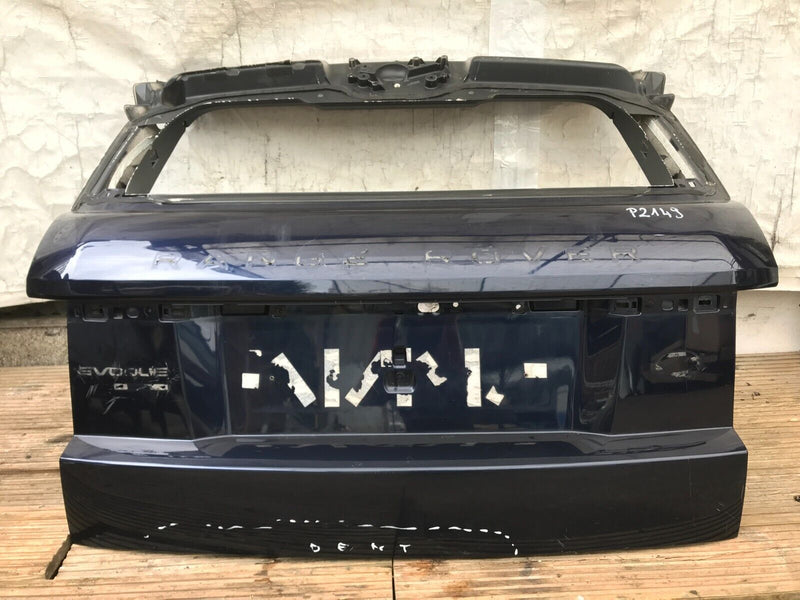 RANGE ROVER EVOQUE SD4 5-DR 2011-2015 BOOT LID TAILGATE IN BLUE GENUINE