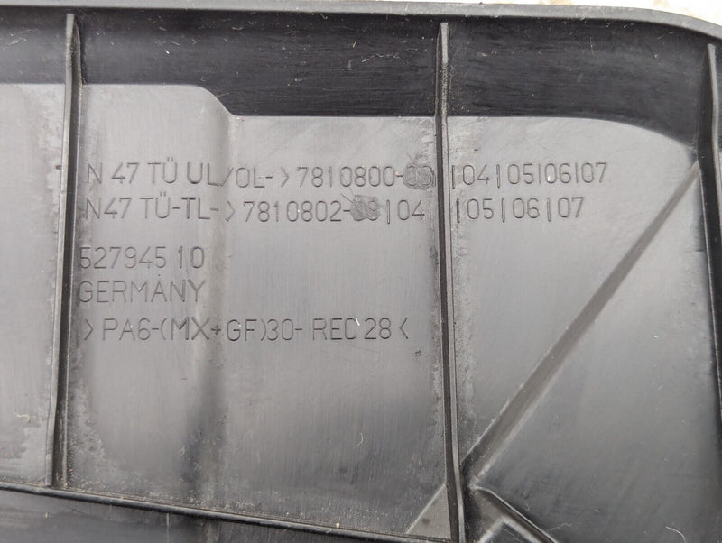 BMW 3 SERIES F30 N47 2011-2019 ENGINE COVER 7810802 GENUINE