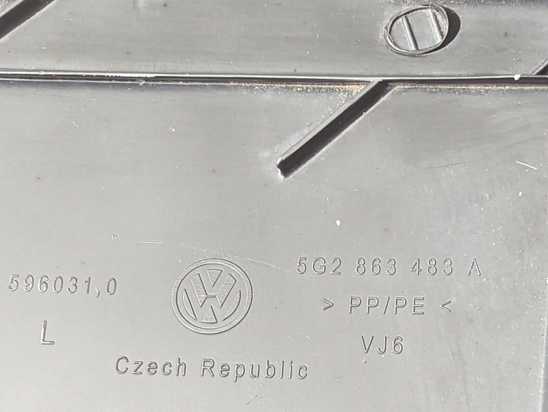 VW GOLF MK7 2012-2020 LEFT N/S FRONT FOOT WELL KICK PANEL SILL TRIM 5G2863483