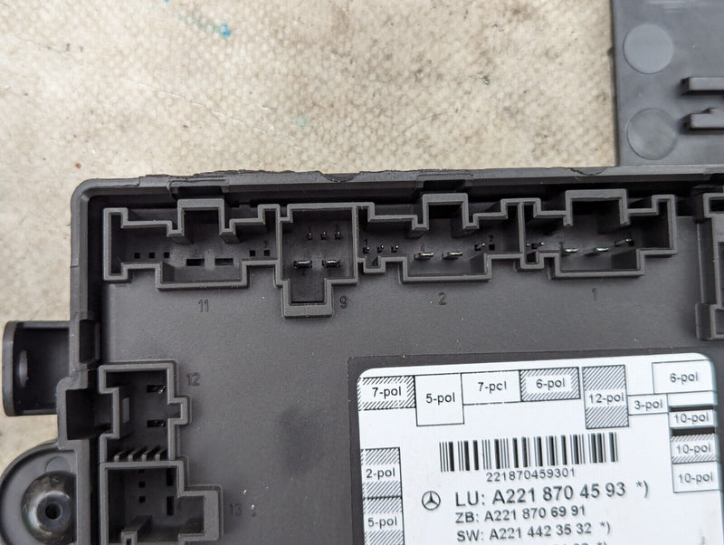 MERCEDES S-CLASS W221 2006-2013 FRONT LEFT N/S DOOR CONTROL UNIT A2218704593