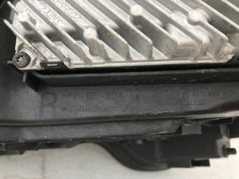 AUDI E-TRON COMPLETE RIGHT SIDE FRONT HEADLIGHT GENUINE, ECU BALLAST 4KE941040A