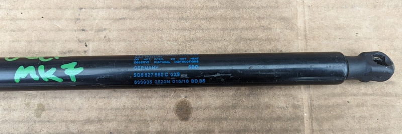 VW GOLF MK7 2012-2020 REAR BOOT TAILGATE GAS STRUT 5G6827550C GENUINE