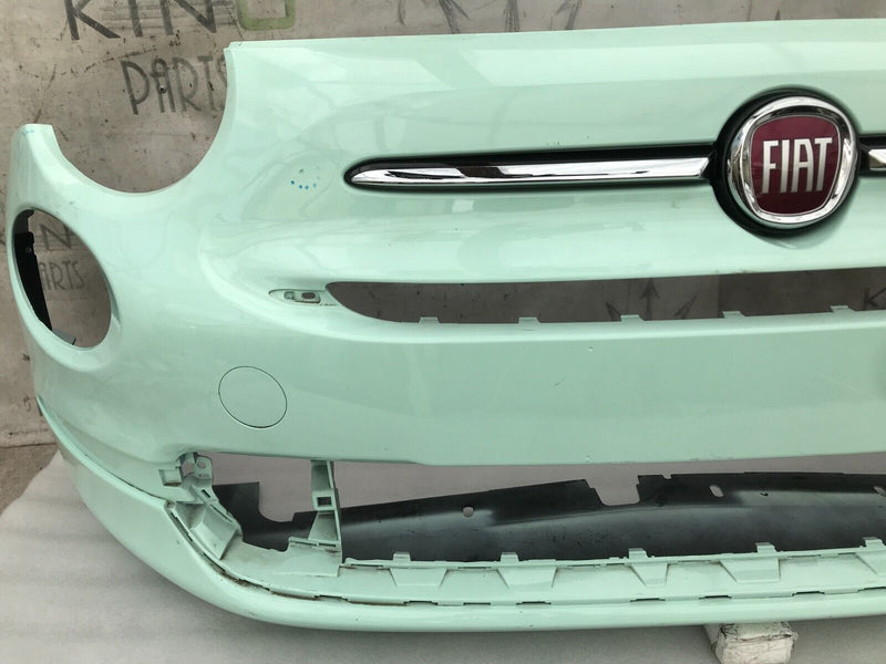 FIAT 500 LOUNGE FACELIFT 2015-23 FRONT BUMPER & TOP BADGE LOGO 735619491