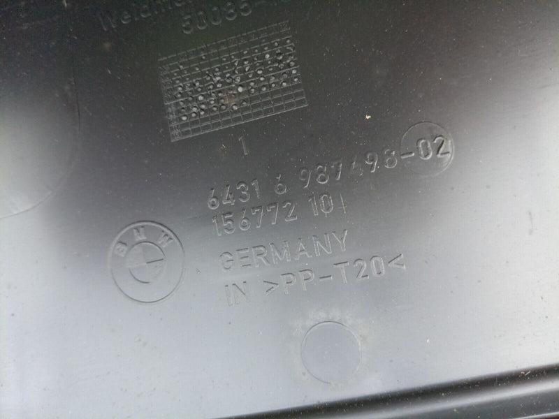 BMW X1 E84 09-15 CABIN AIR MICROFILTER HOUSING UPPER COVER  987498