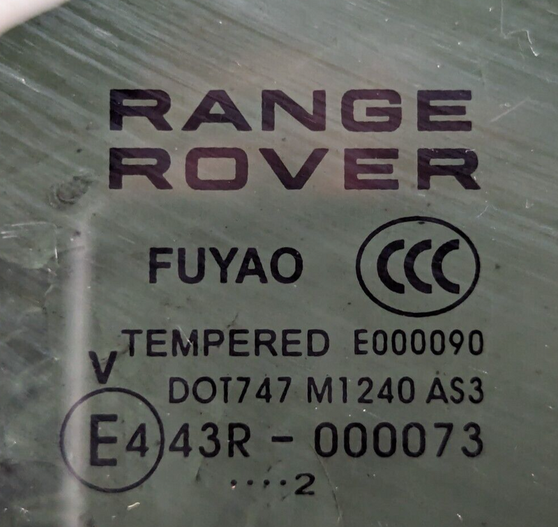 RANGE ROVER EVOQUE L538 2011-2015 REAR LEFT N/S QUARTER WINDOW GLASS BJ32-29601
