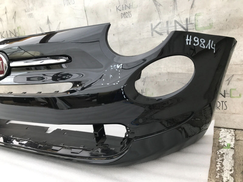 FIAT 500 LOUNGE FACELIFT 2015-23 FRONT BUMPER & TOP BADGE LOGO 735619491