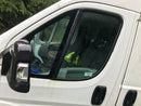 FIAT DUCATO, RELAY 2006-14 LEFT PASSENGE SIDE FRONT DOOR PANEL & WINDOW GLASS #