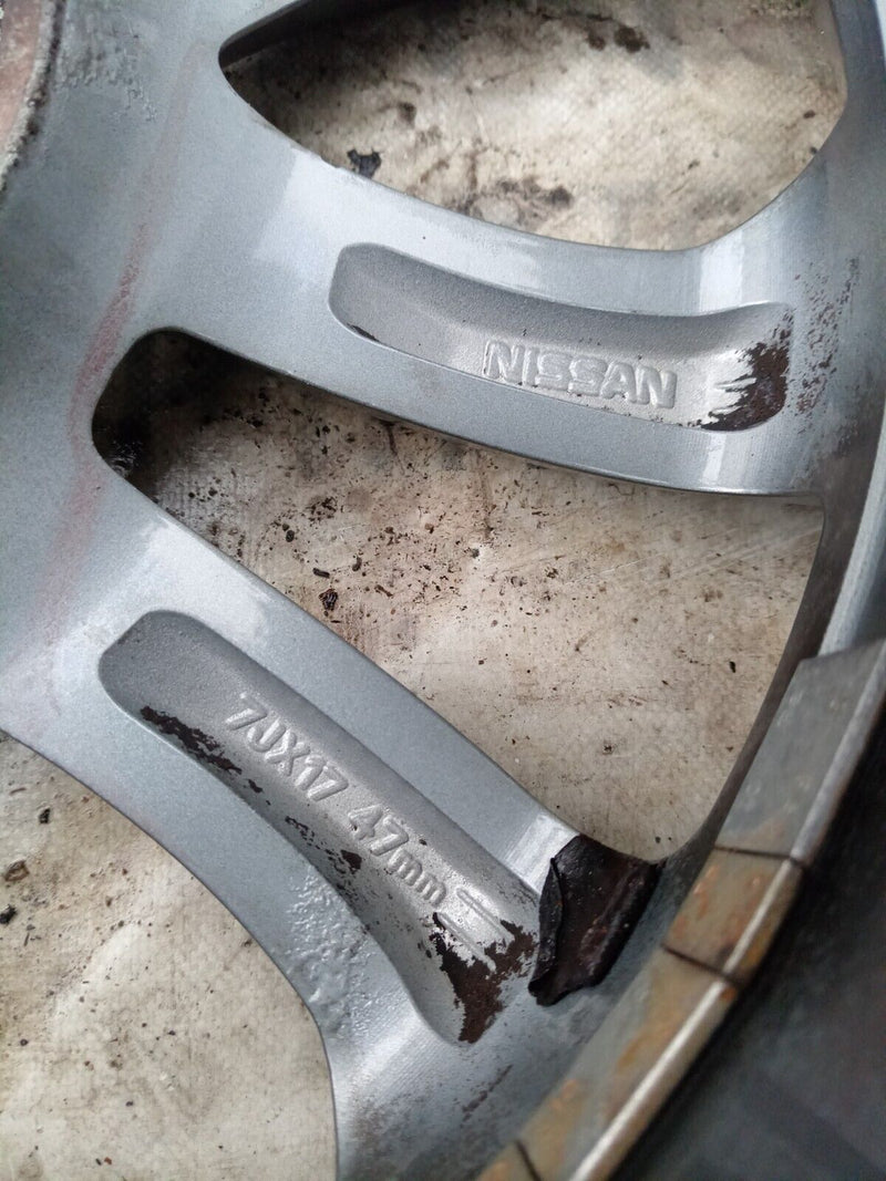 NISSAN JUKE F15 MK1 ALLOY WHEEL RIM 17" 7Jx17H2 ET47 & TYRE 215x55 R17