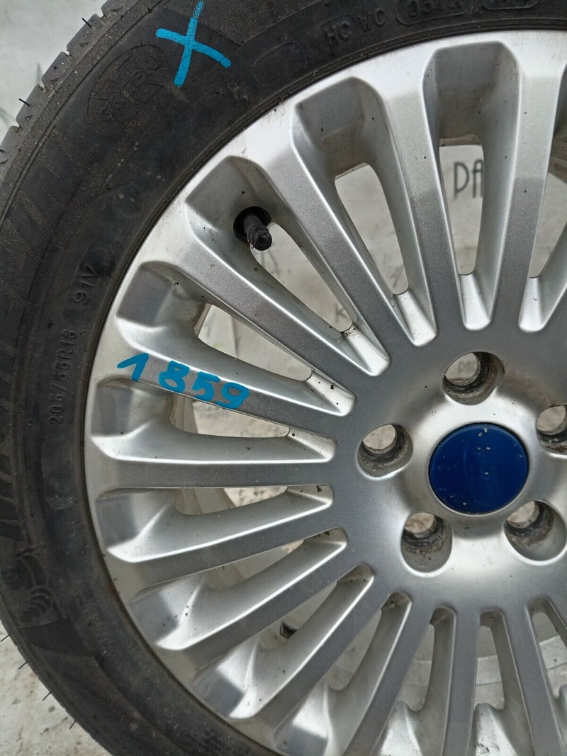 FORD MONDEO FOCUS ALLOY WHEEL RIM 16" 7Jx16H2 ET50 & TYRE 205/55/R16