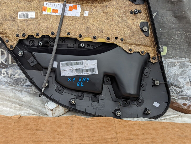 BMW X1 E84 09-15 REAR RIGHT O/S DOOR CARD GENUINE 2991536