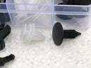 100PCS CAR BUMPER CLAMP CLIPS PLASTIC FASTENER PUSH SET KIT MIXED, TRIM FENDER