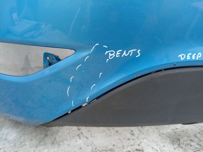 FORD FIESTA VI MK6 MK7 2008-14 REAR BUMPER GENUINE in BLUE 8A61-17906-A