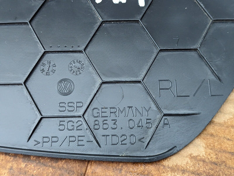 VW GOLF R GTI MK7 2012-2020 CENTER CONSOLE LEFT N/S TRIM COVER 5G2863045