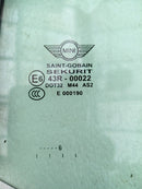 MINI COOPER R52 2000-05 WINDOW GLASS REAR DOOR LEFT PASSENGER SIDE DOT32 M44 AS2