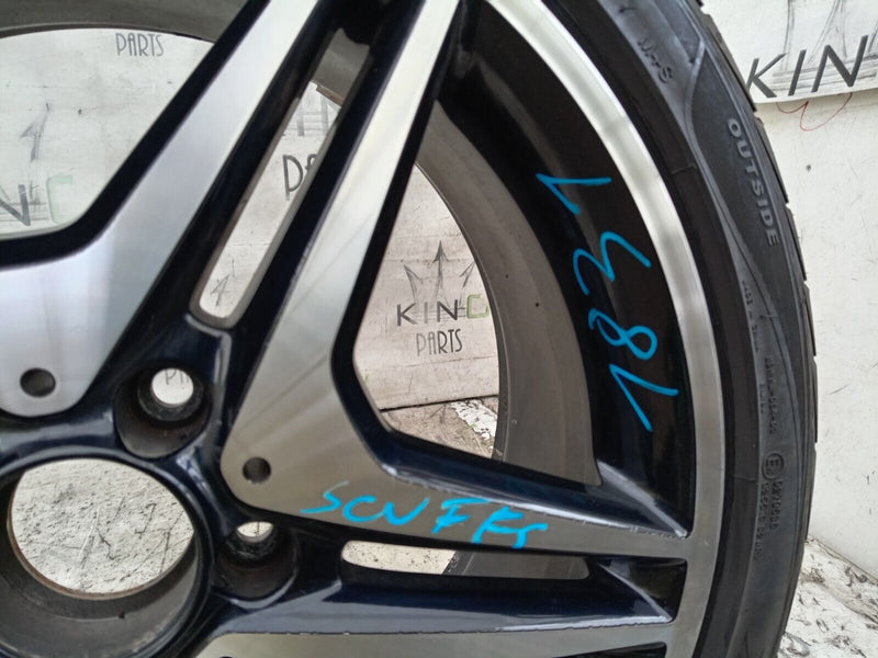 MERCEDES A W176 AMG GENUINE ALLOY WHEEL RIM 18" 7.5J ET52 TYRE 225/40 R18